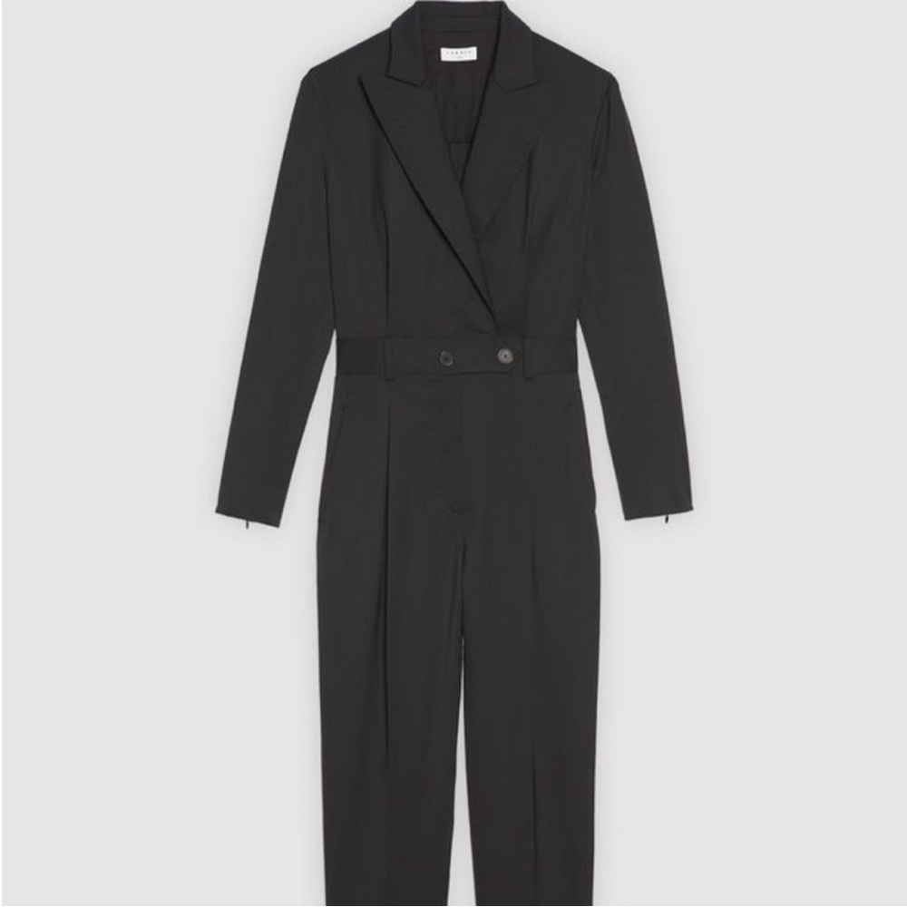 Sandro Black Tailored Jumpsuit